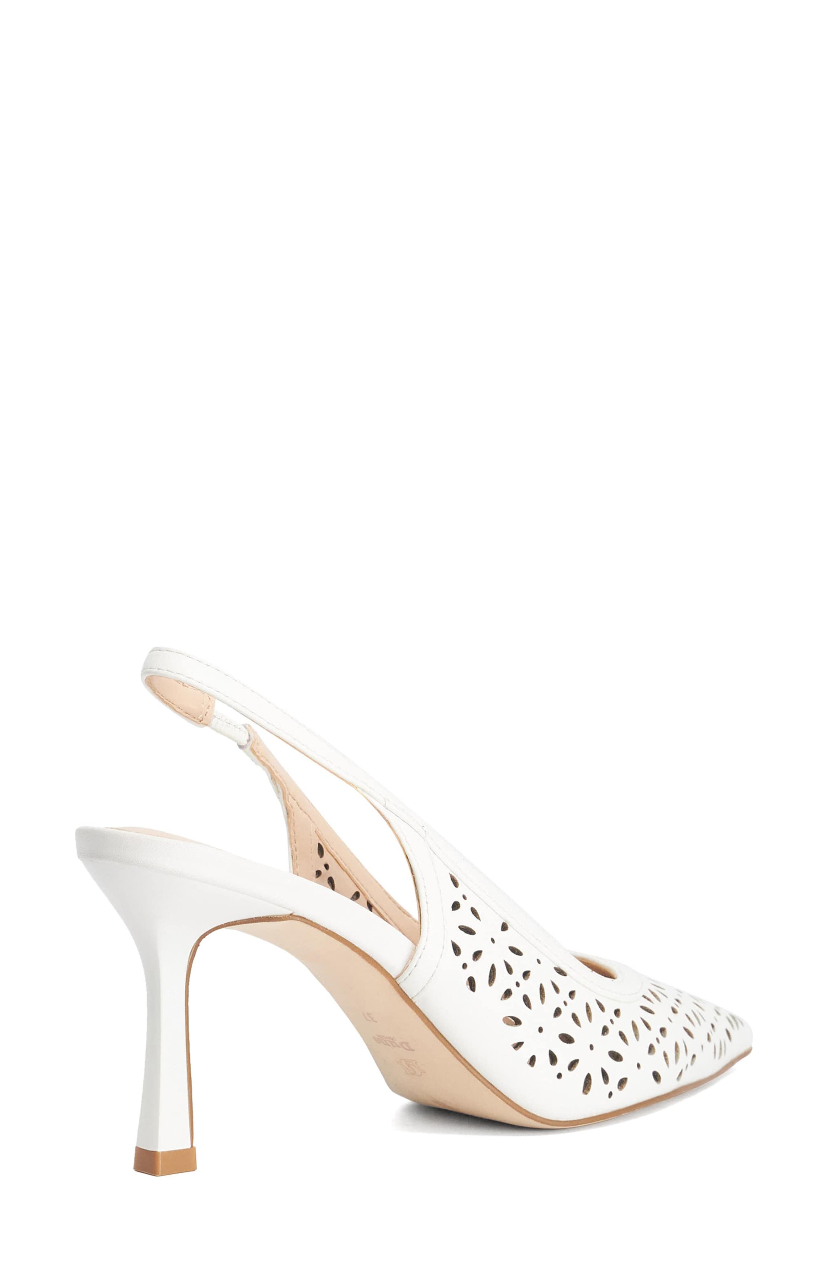 Dune London <p>Corfu Perforated Slingback Pump (Women)</p>, Alternate, color, 