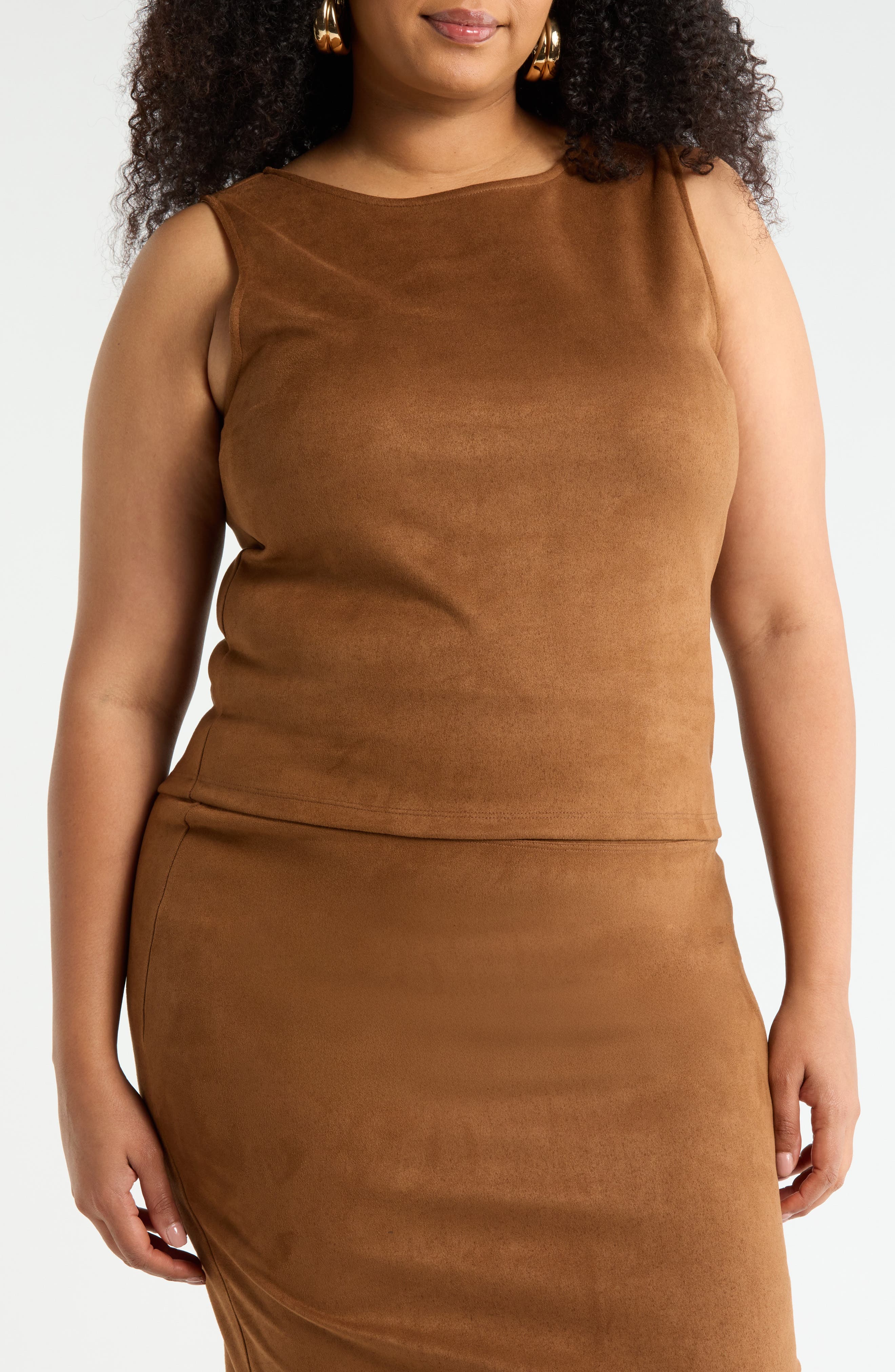 Faux Suede Shell - image 3