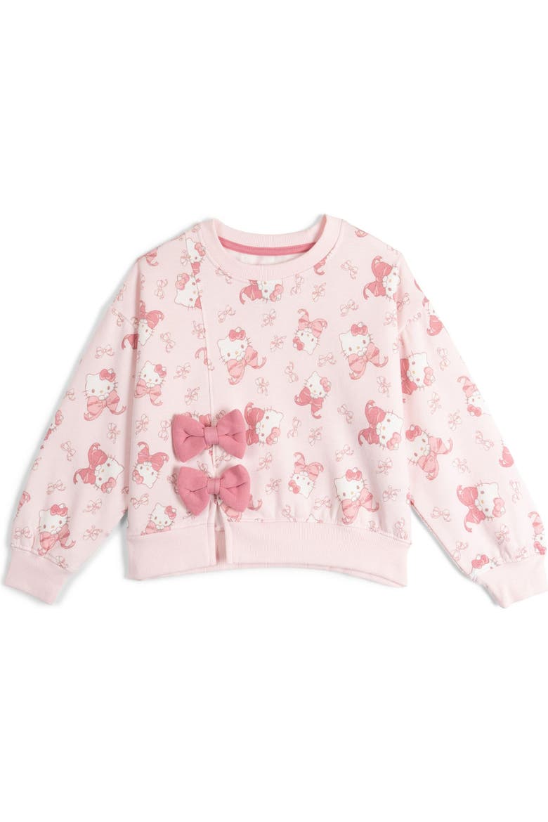 2-Piece Fleece Sweatshirt and Skirt Set, Alternate, color, Hello Kitty Pink