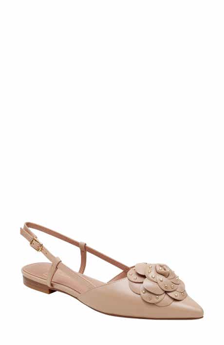 Linea Paolo Cadie Slingback Pointed Toe Flat