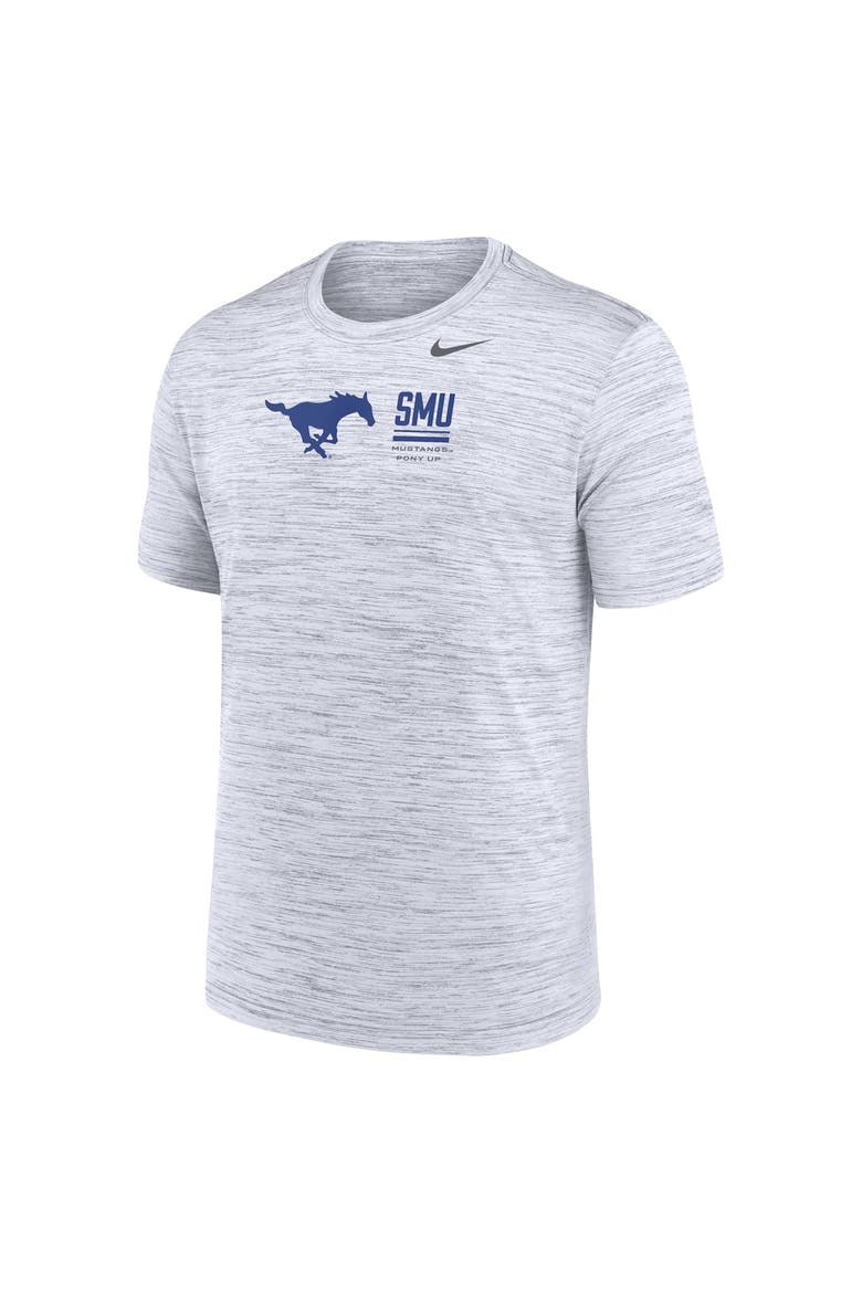Men's Nike  White SMU Mustangs Velocity Legend T-Shirt, Alternate, color, White