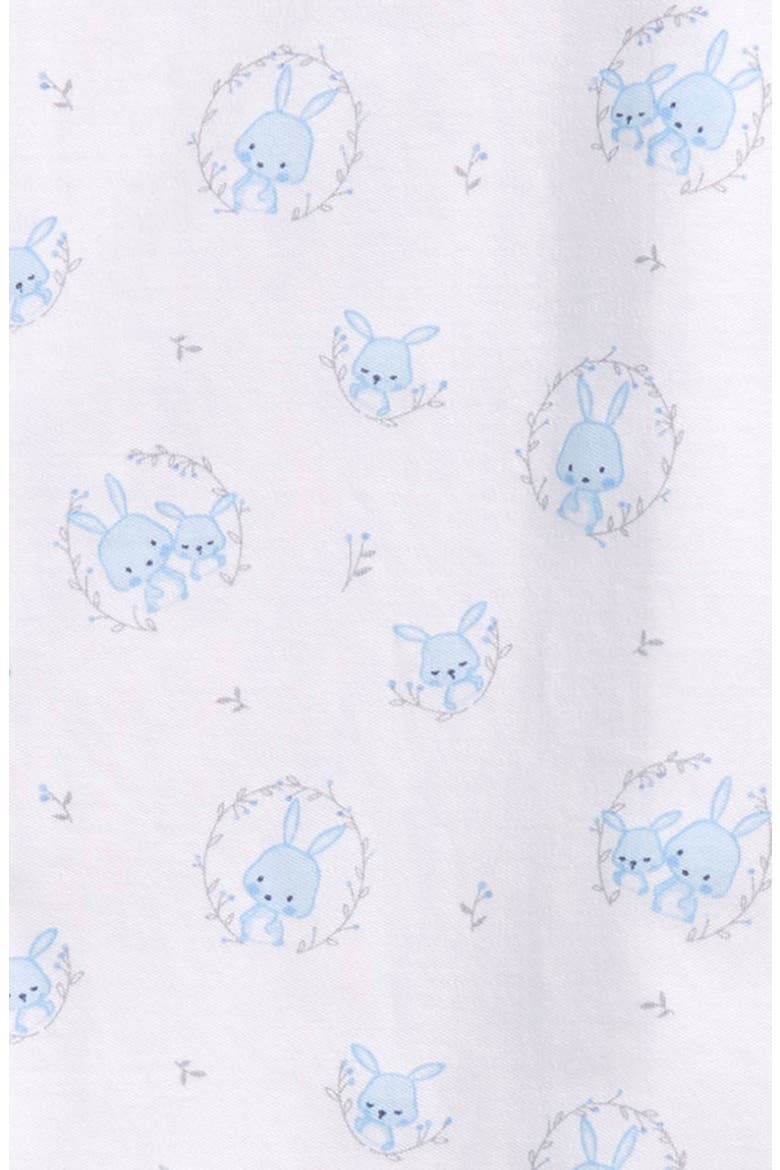 Bunny Hugs Footie, Alternate, color, LIGHT BLUE