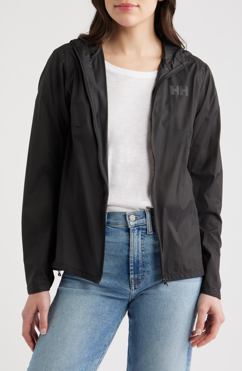 Helly Hansen Trail Windbreaker Jacket, Alternate, color, 990 Black