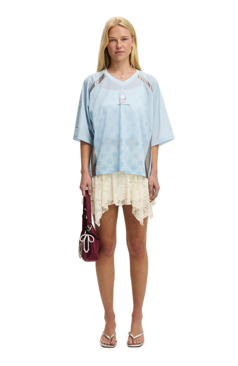 Cotton On Women's Lcn V Neck Regular Cropped Graphic Tee New, Alternate, color, Lcn Mif Miffy Star Seaside