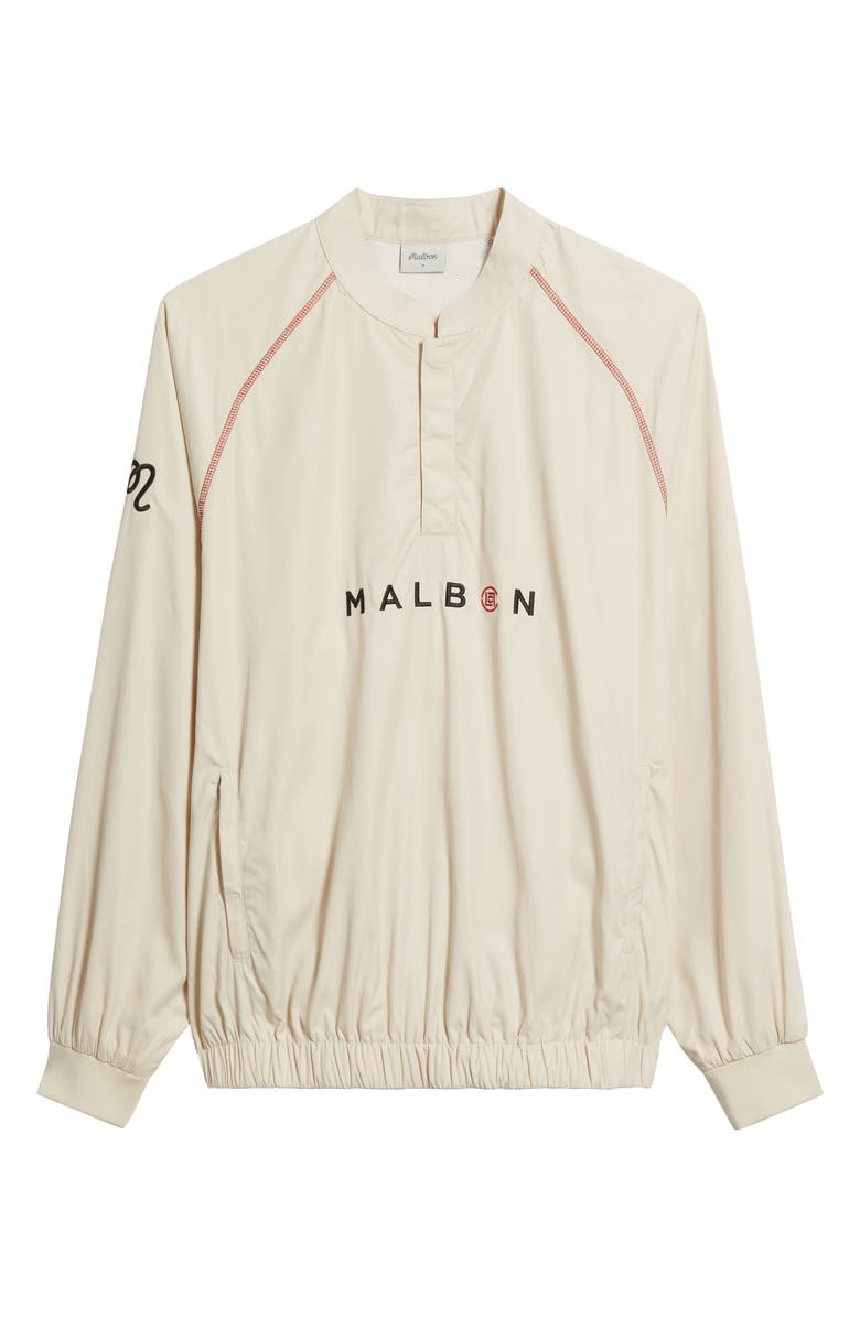Malbon Golf Clot Pullover, Alternate, color, Ivory