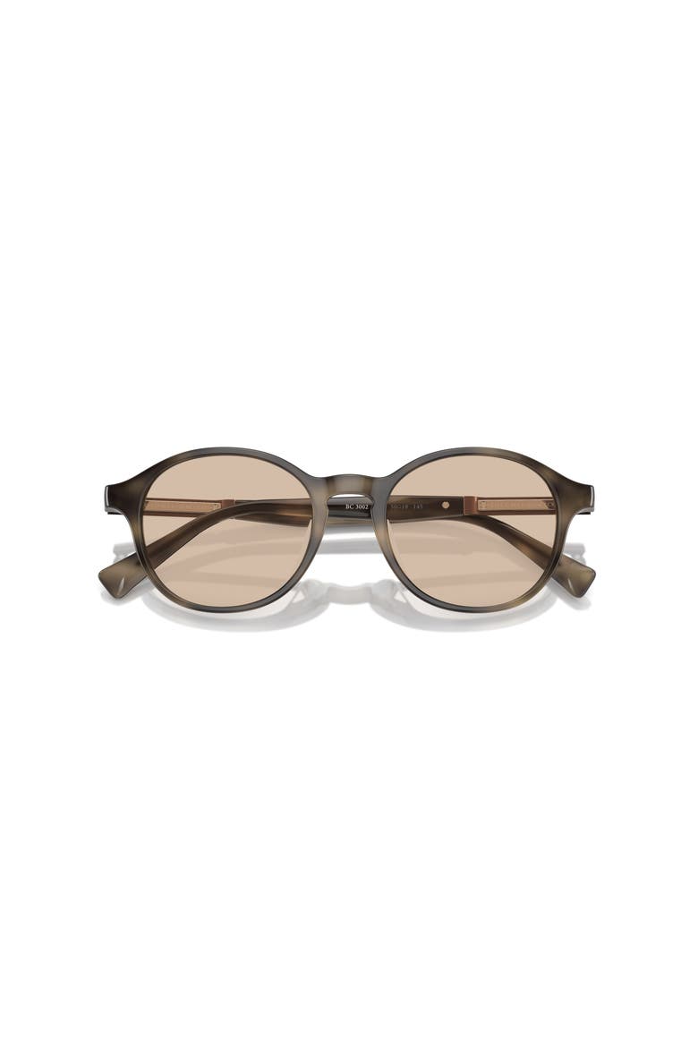 50mm Oval optical glasses, Alternate, color, Brown