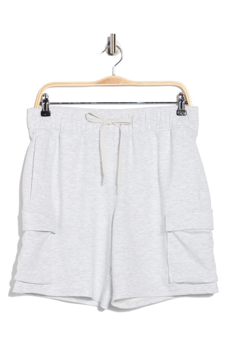 James 7-Inch Scuba Knit Cargo Shorts, Alternate, color, HEATHER GREY