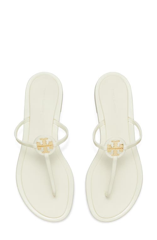 Tory Burch Mini Miller Jelly Thong Sandal In White
