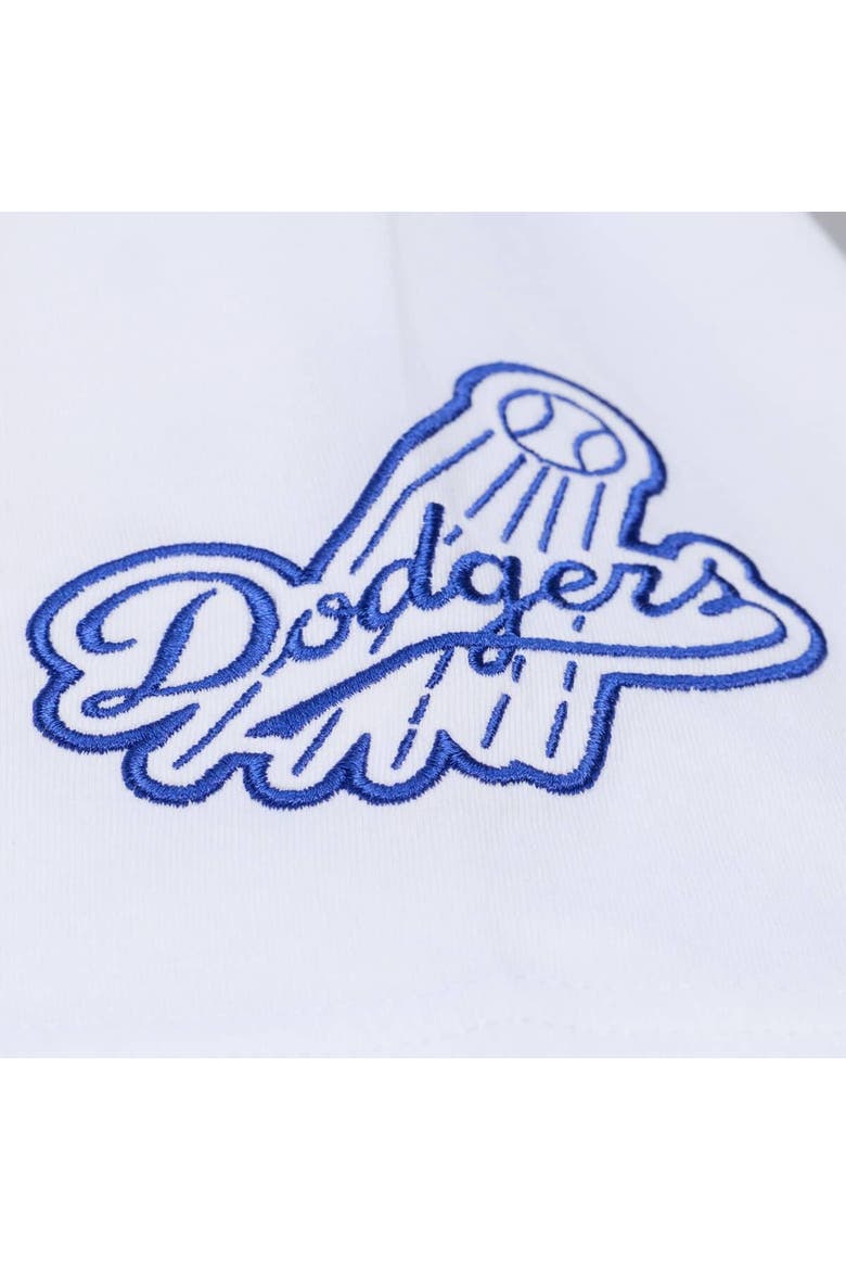 Men's Mitchell & Ness  White Los Angeles Dodgers Cooperstown Collection Arctic T-Shirt, Alternate, color, White