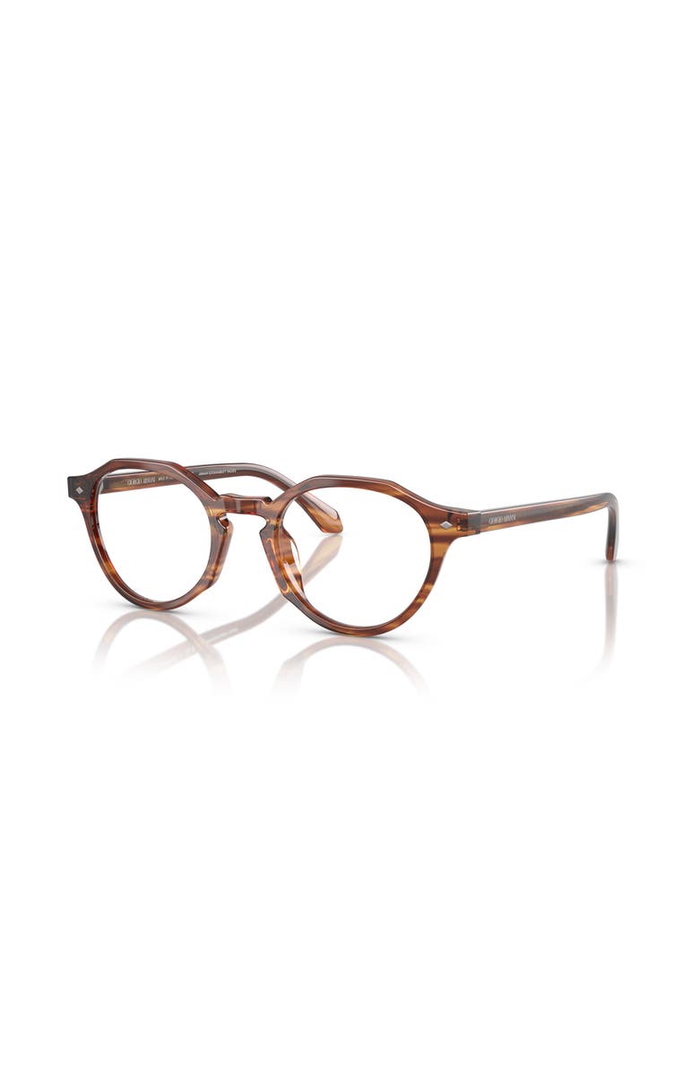 Giorgio Armani 47mm Phantos optical glasses, Main, color, Tortoise
