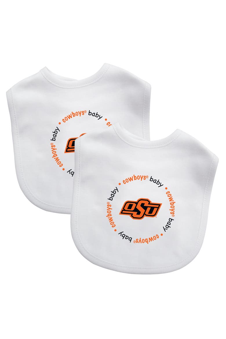 Oklahoma State - Baby Bibs 2-Pack, Main, color, White