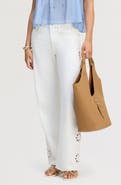 Sam Edelman Cutout Wide Leg Jeans