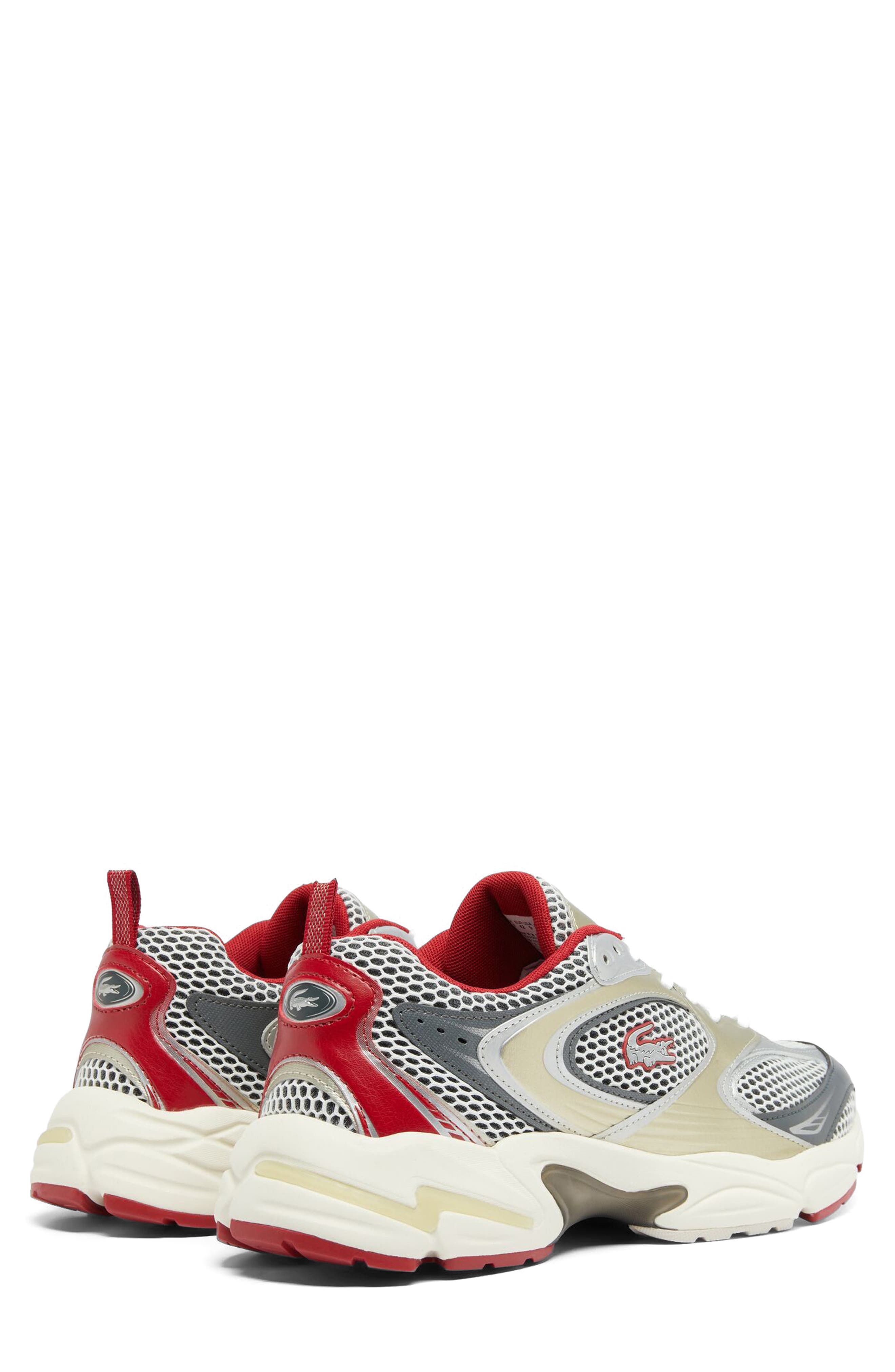 Lacoste Storm 96 2K Sneaker, Alternate, color, Red/ Off White