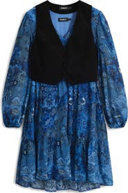 Desigual Long Sleeve Minidress