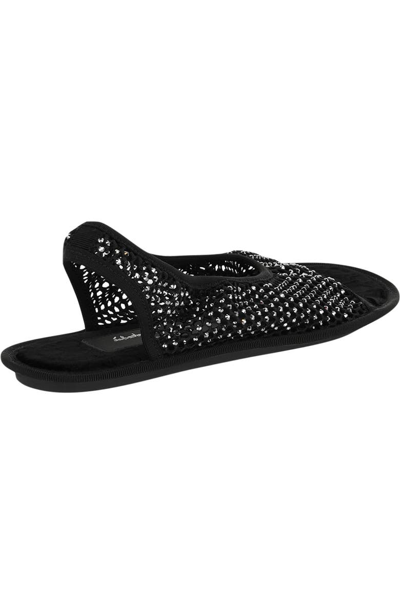 FERRAGAMO Woven Slingback Sandal, Alternate, color, Black Black