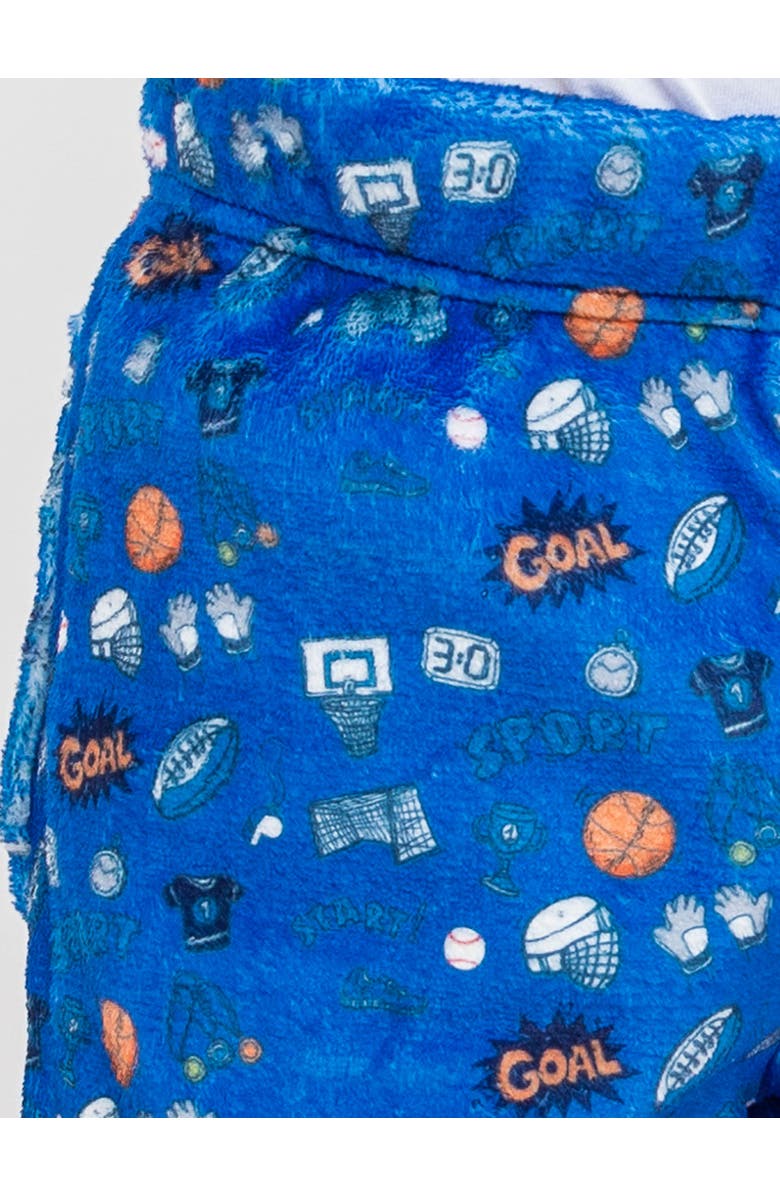 Preppy Goose Plush Sports Loungewear Pant, Alternate, color, Blue