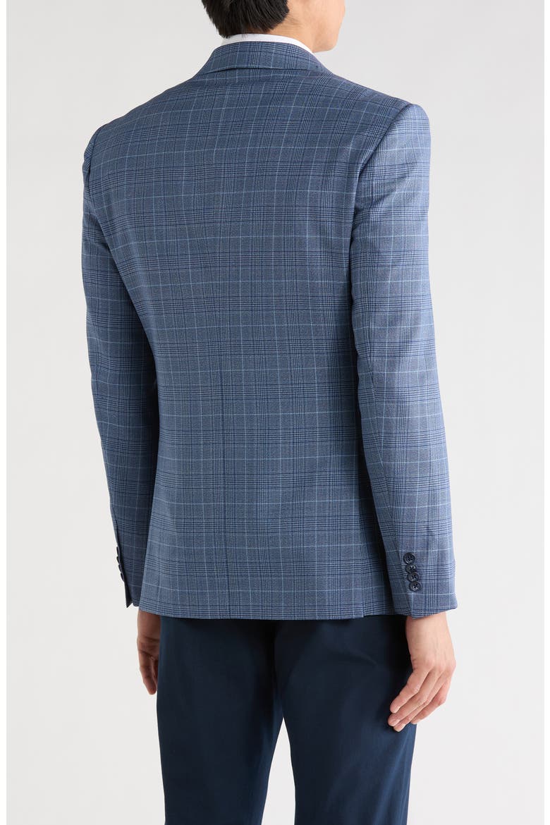 Plaid Two-Button Sport Coat, Alternate, color, BLUE