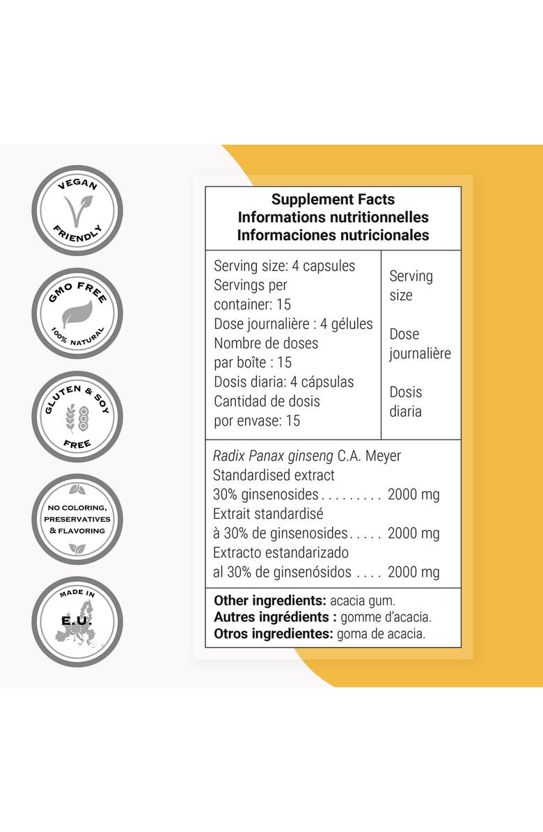SuperSmart Ginseng 30% 2000mg per Day, Alternate, color, NO COLOR