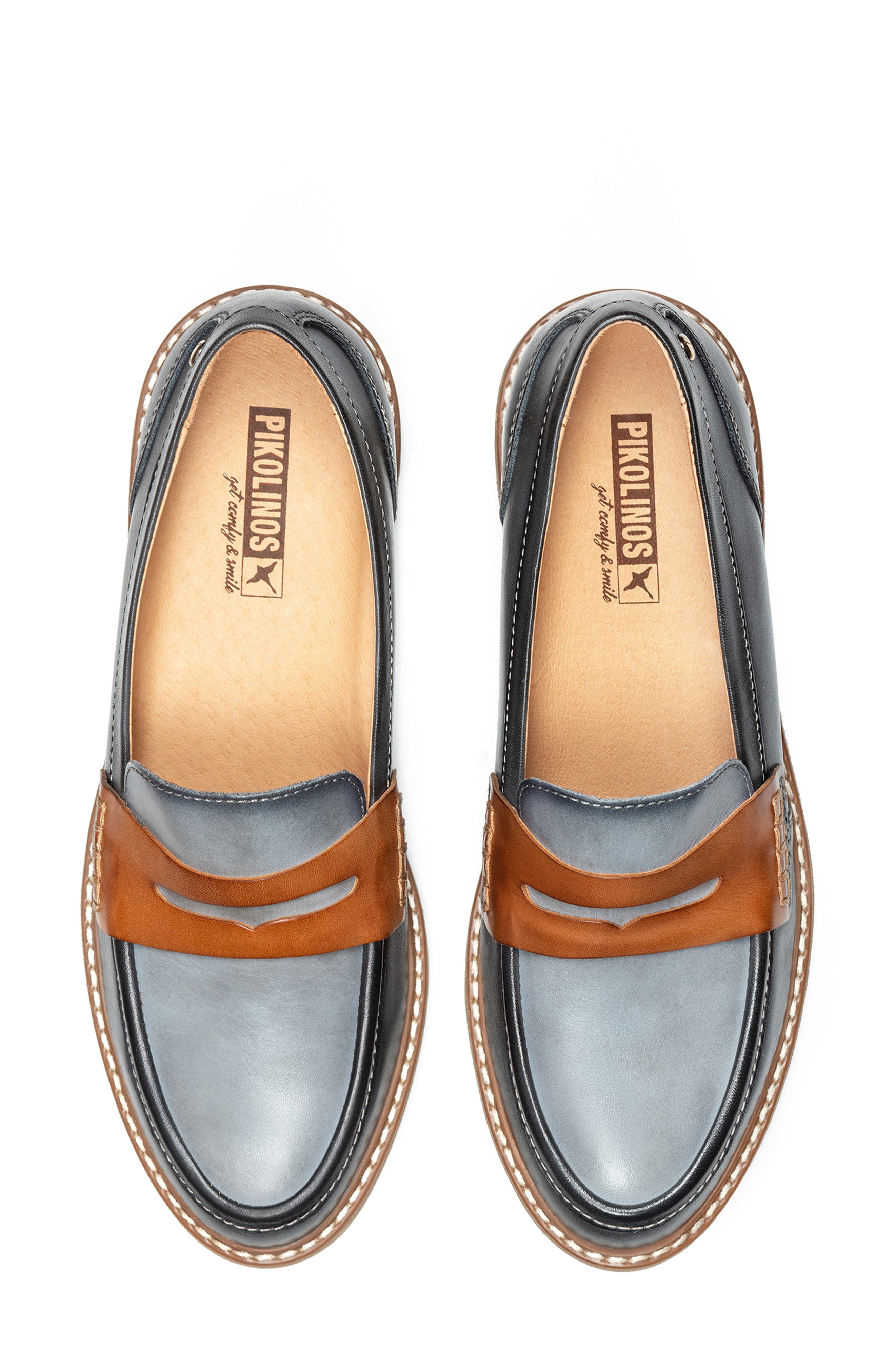 PIKOLINOS Aldaya Penny Loafer, Alternate, color, Ocean