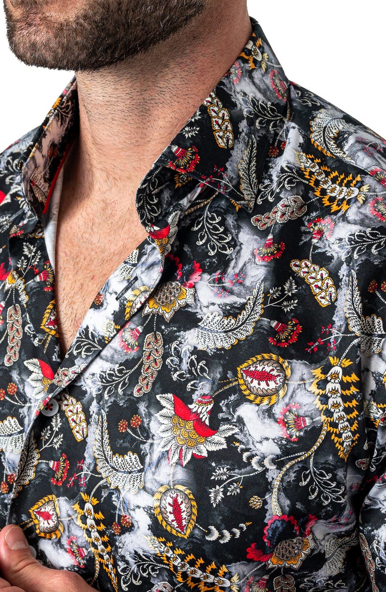 Maceoo Fibonacci Fairytale Regular Fit Cotton Button-Up Shirt, Alternate, color, 