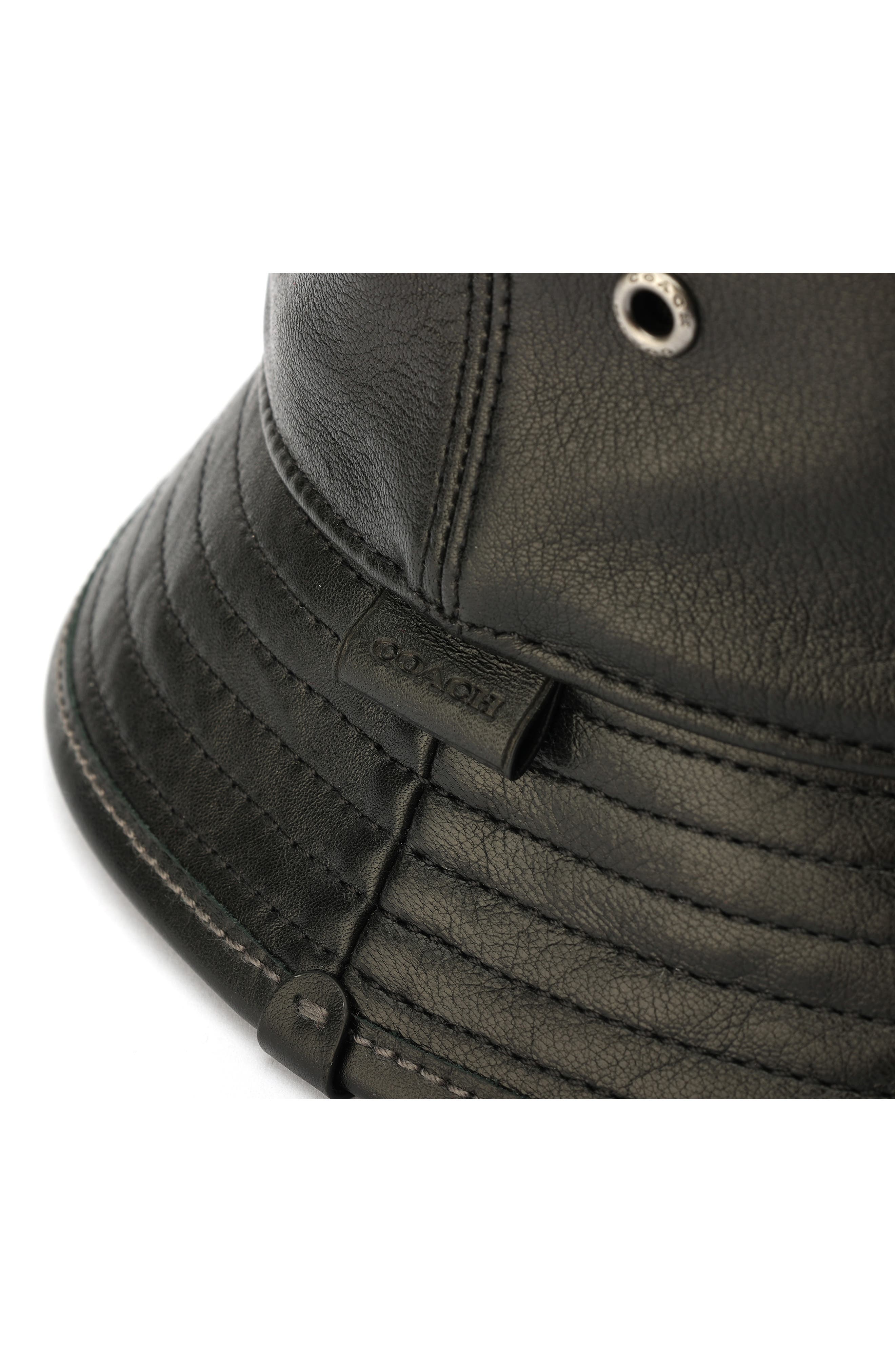 Leather Bucket Hat (Women) | Nordstrom