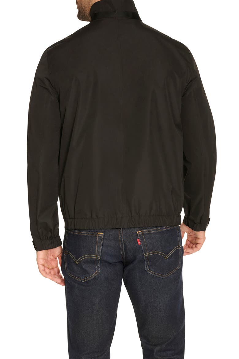 Packable Rain Jacket, Alternate, color, BLACK