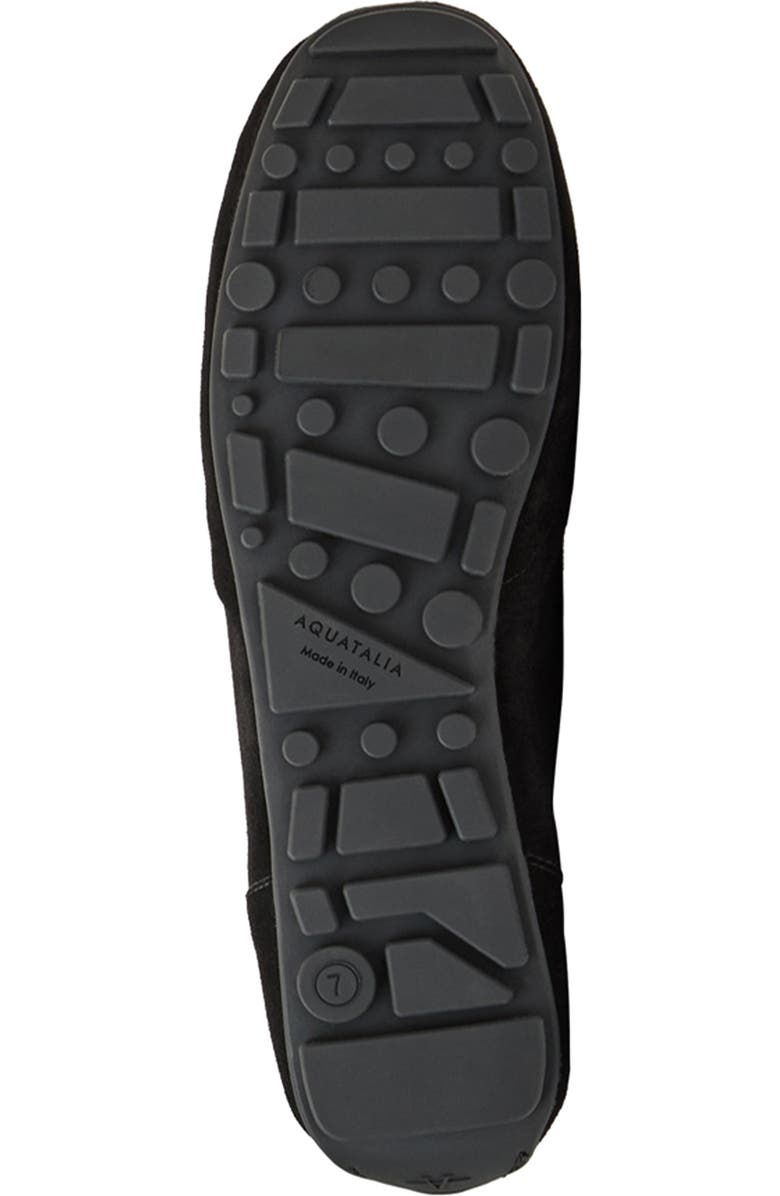 Aquatalia Qrystal Weatherproof Sneaker, Alternate, color, Black Suede