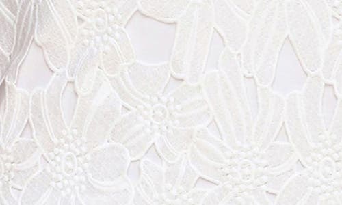 AVEC LES FILLES AVEC LES FILLES FLORAL LACE MINIDRESS