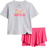 adidas Kids' Graphic T-Shirt & Shorts Set