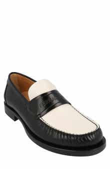 FERRAGAMO Fillmore Embossed Moc Toe Loafer