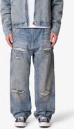 mnml Ultra Baggy Distressed Workwear Jeans