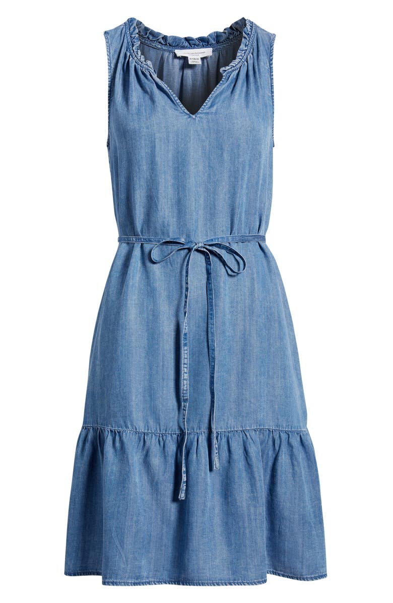 beachlunchlounge Zendaya Sleeveless Dress, Alternate, color, Medium Wash