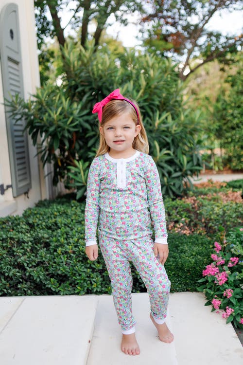 LILA AND HAYES LILA AND HAYES ALDEN GIRLS' PAJAMA PANT SET 