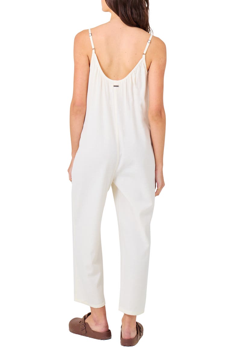 Hurley New Heights Jumpsuit, Alternate, color, Off White