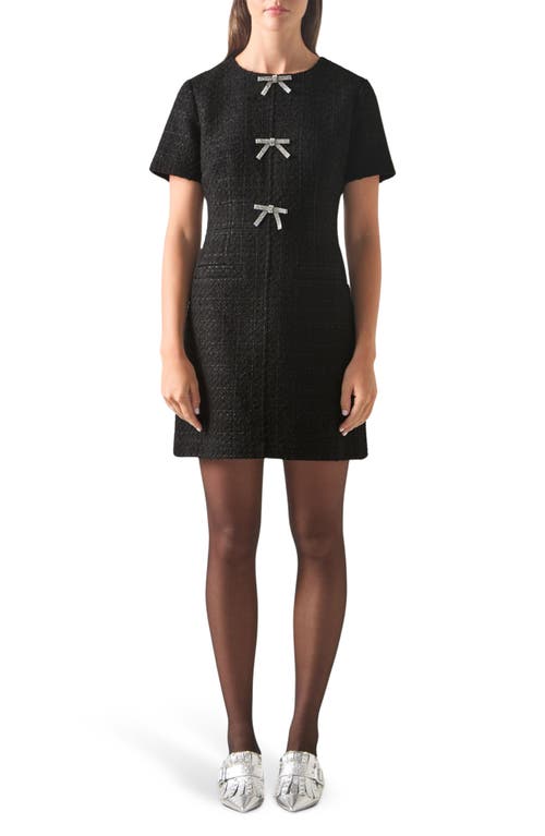 Lk Bennett Zig Minidress In Black