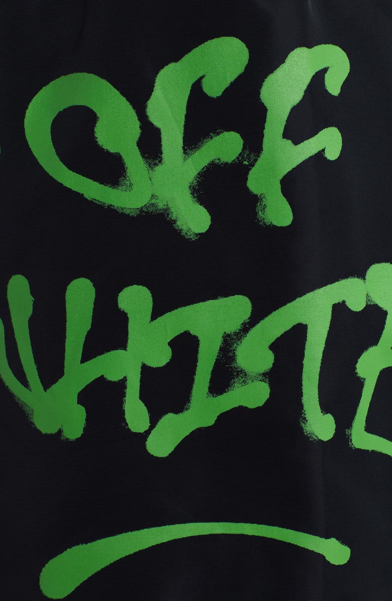 Off-White Neen Graffiti Swim Trunks, Alternate, color, 