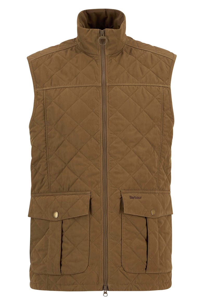 Sanded Quilted Vest, Alternate, color, BEECH