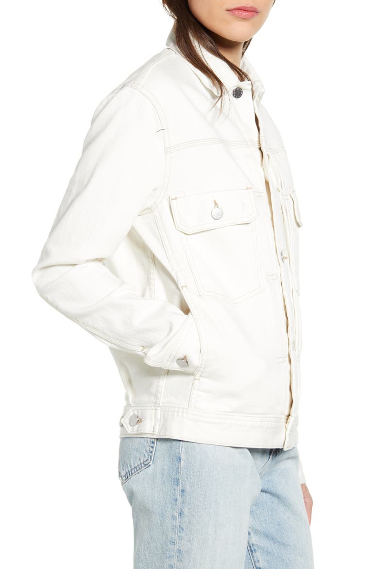 Omaha Denim Jacket, Alternate, color, MODERNE WHITE