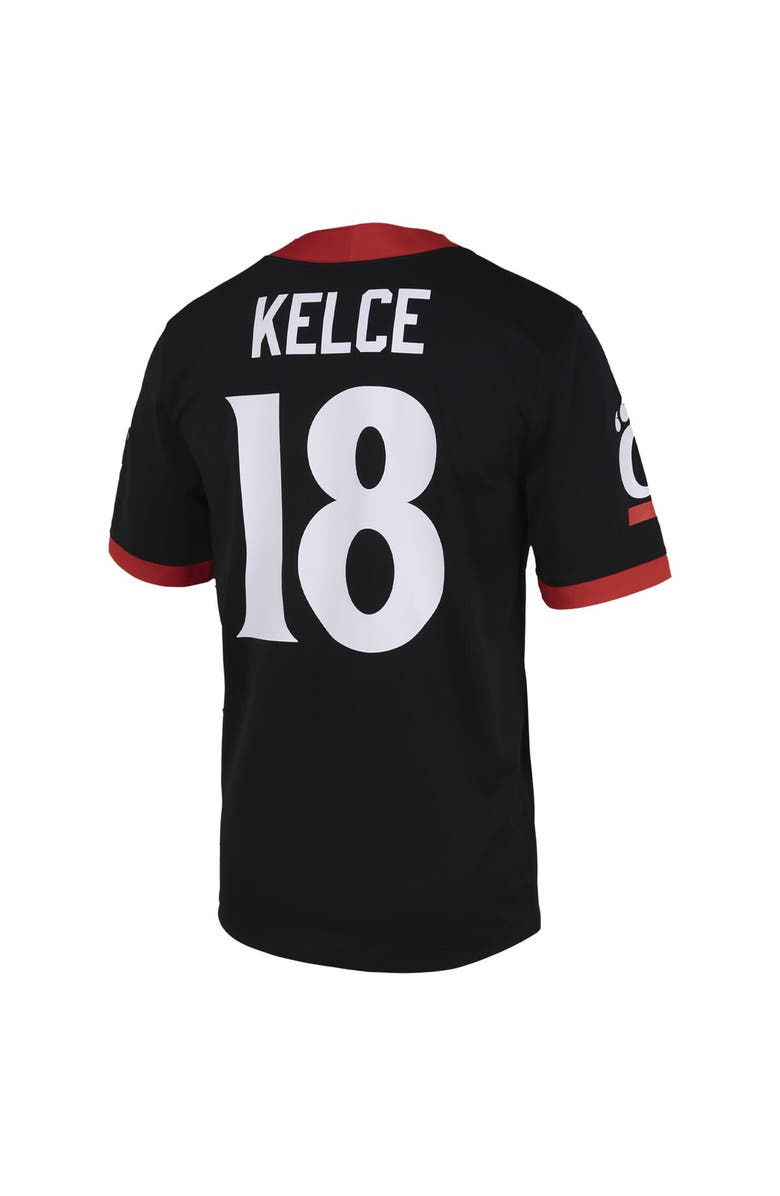 Nike Men's Nike Travis Kelce Black Cincinnati Bearcats Replica Untouchable Jersey, Alternate, color, 