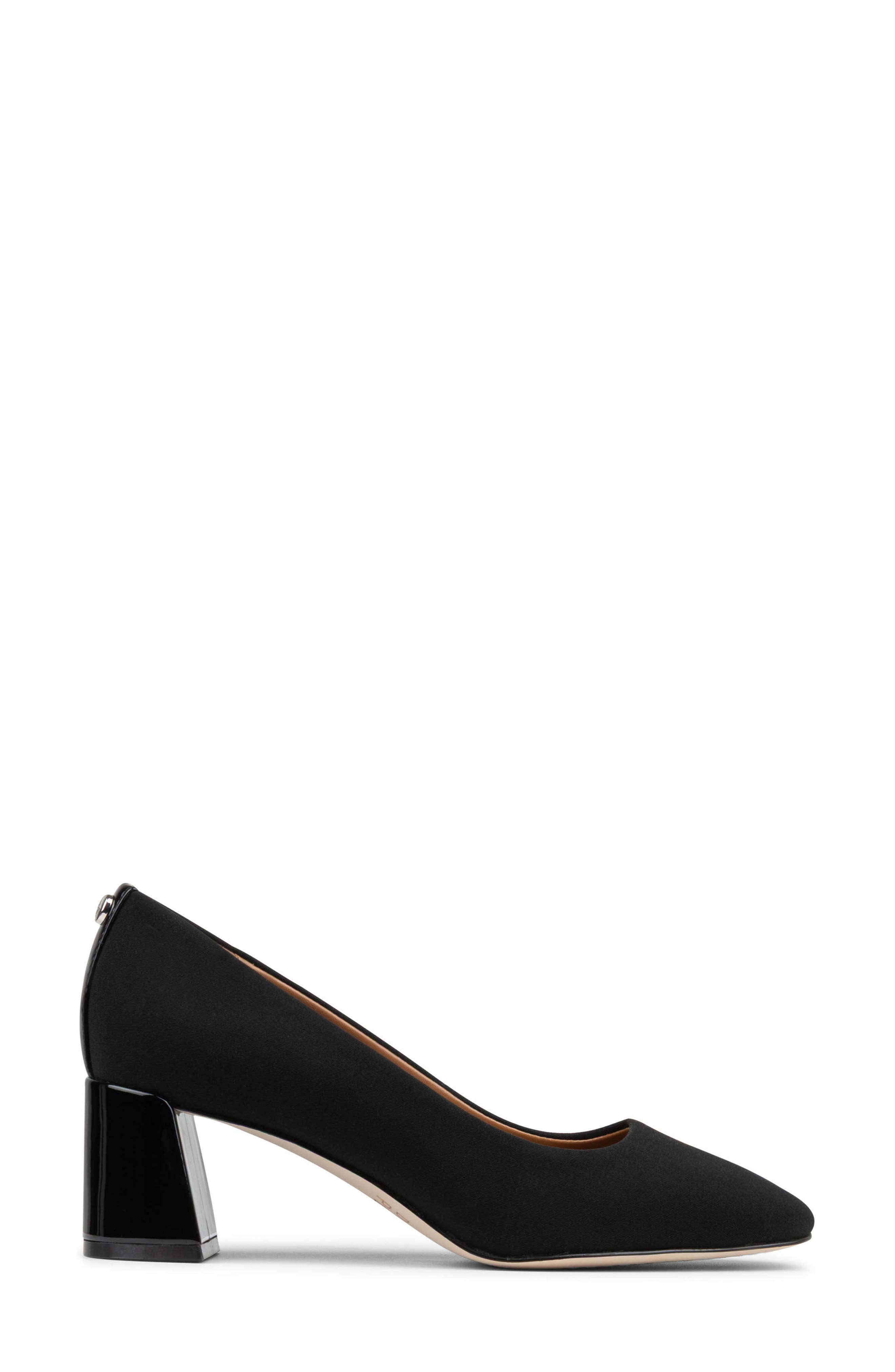 Donald Pliner Goodwyn Block Heel Pump, Alternate, color, Black