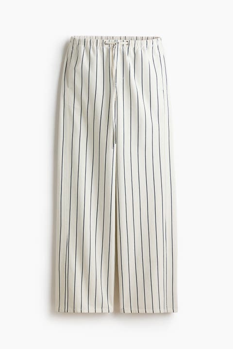 Denim Drawstring Trousers
