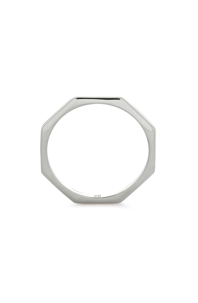 Monica Vinader Octagon Stacking Ring, Main, color, 