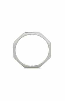 Monica Vinader Octagon Stacking Ring