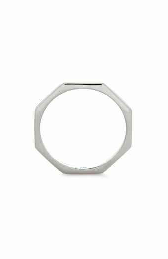 Monica Vinader Octagon Stacking Ring