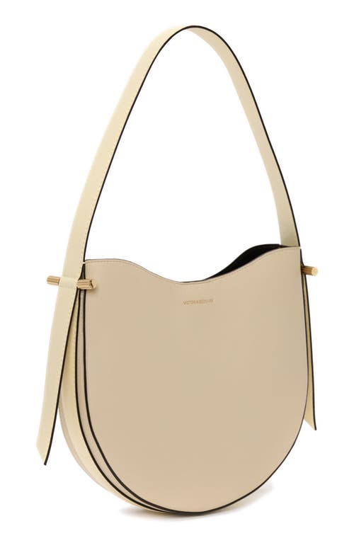 Victoria Beckham Dia Leather Shoulder Bag In Ivory