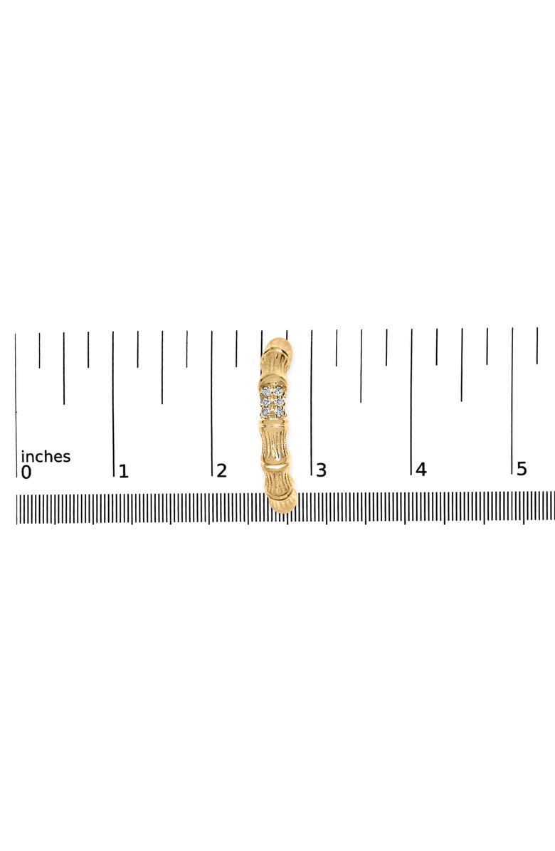 Haus of Brilliance 14K Yellow Gold Plated Silver 1/6 Cttw Hammered J Hoop Earrings, Alternate, color, Yellow