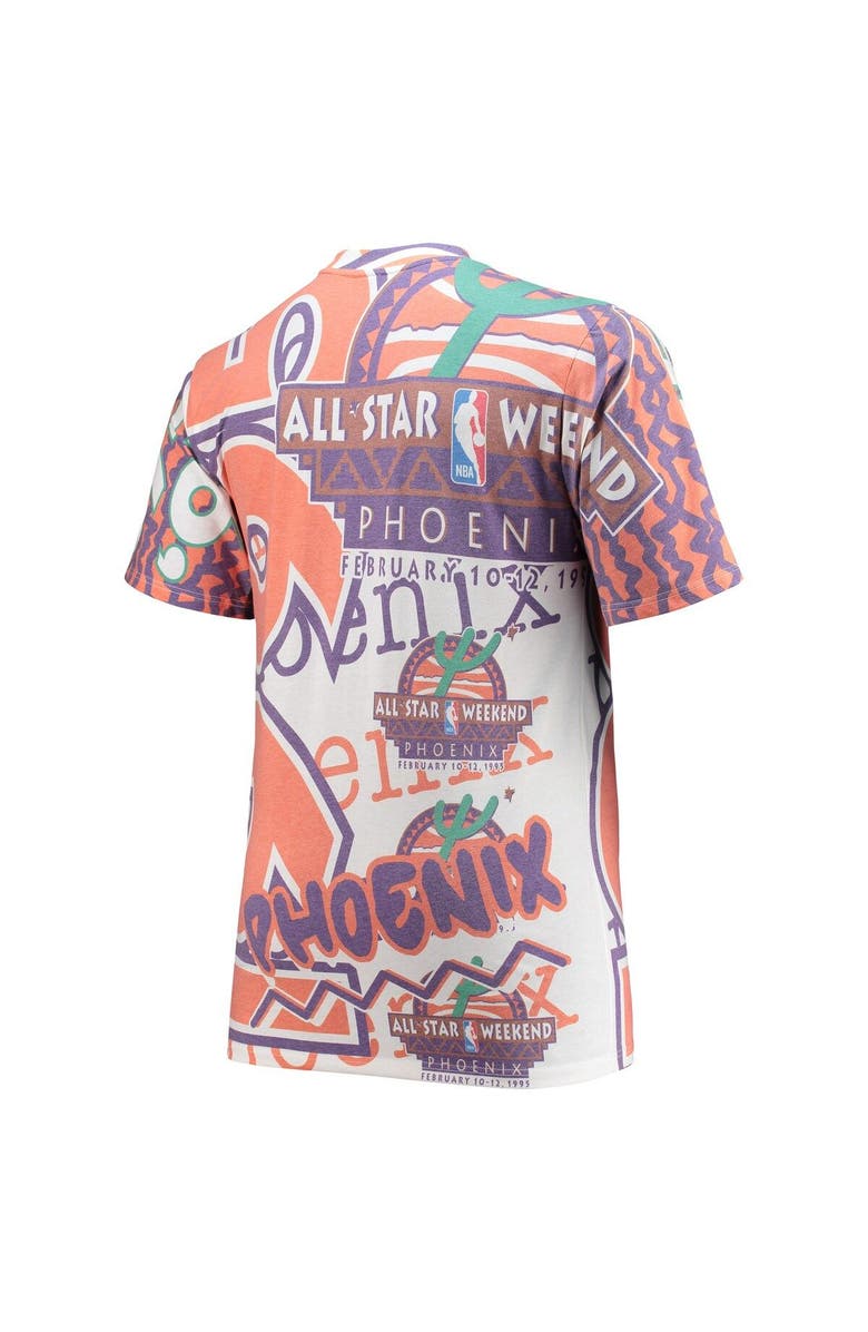 Mitchell & Ness Men's Mitchell & Ness White NBA 1995 All-Star Game Hardwood Classics Big & Tall Jumbotron T-Shirt, Alternate, color, White