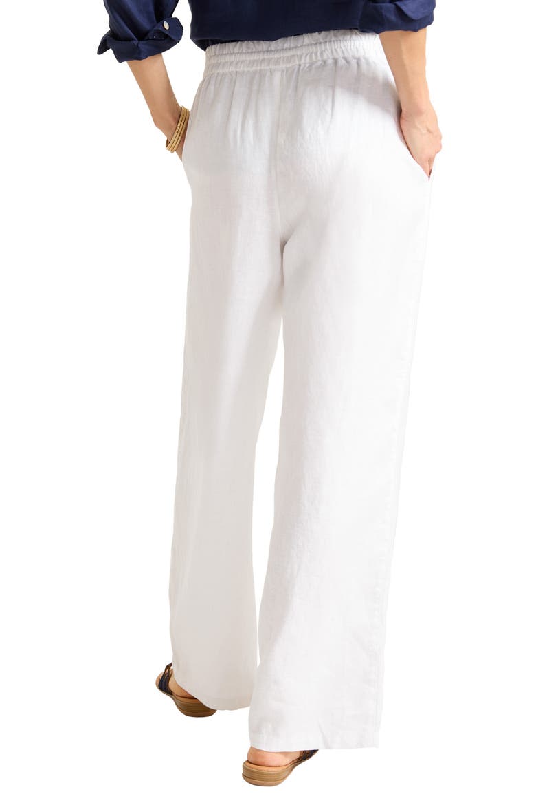 Two Palms Easy Linen Drawstring Pants, Alternate, color, WHITE