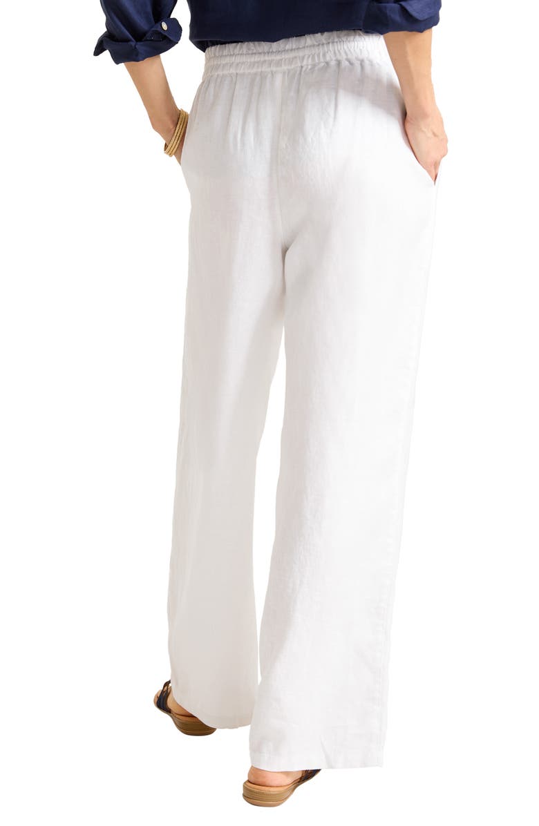 Tommy Bahama Two Palms Easy Linen Drawstring Pants, Alternate, color, White