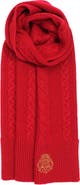 Lauren Ralph Lauren direct embroidery cable scarf